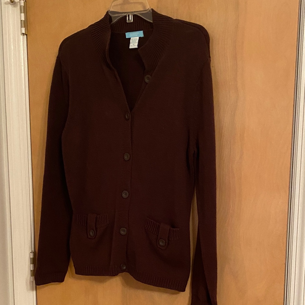 Jennifer Moore Sweater - color Brown, size medium